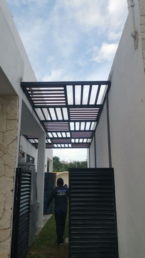 Metal fabrication Gazebo Structure project by Welldone Metalworks Ahmedabad