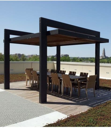 Metal fabrication Gazebo Structure project by Welldone Metalworks Ahmedabad