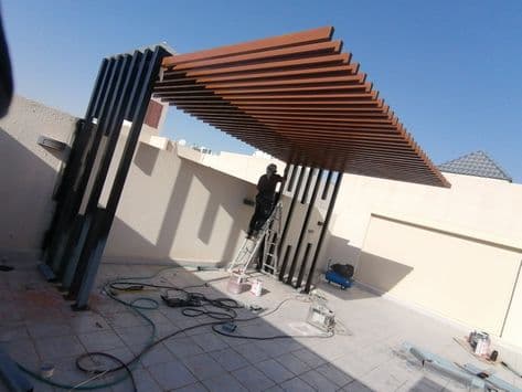 Metal fabrication Gazebo Structure project by Welldone Metalworks Ahmedabad