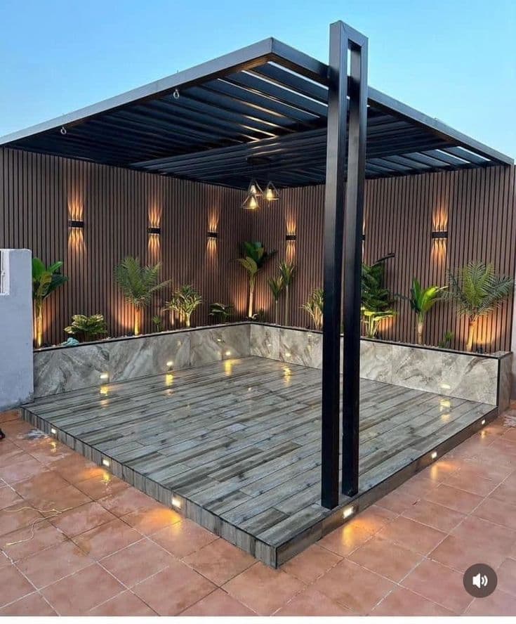 Metal fabrication Gazebo Structure project by Welldone Metalworks Ahmedabad