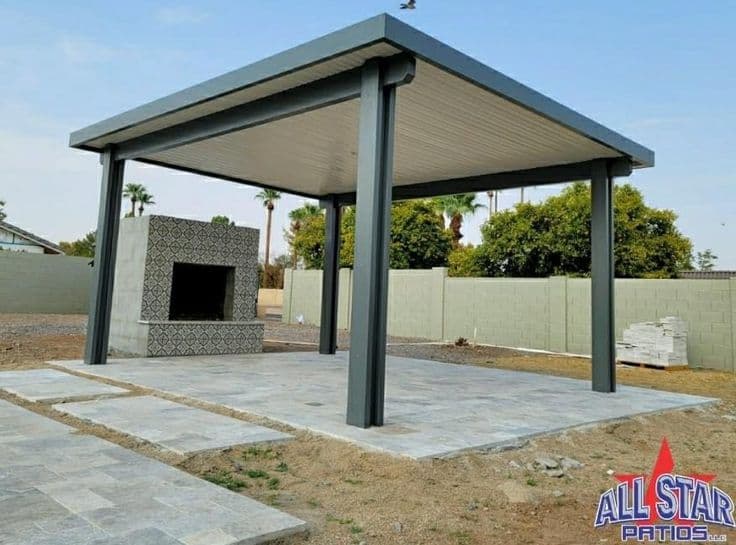 Metal fabrication Gazebo Structure project by Welldone Metalworks Ahmedabad