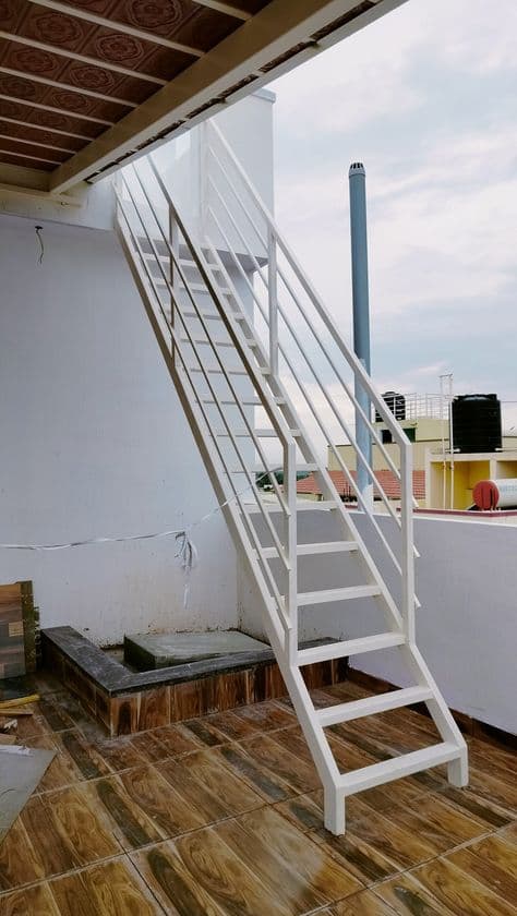 Metal fabrication Railing Structure project by Welldone Metalworks Ahmedabad