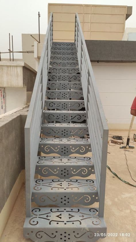 Metal fabrication Railing Structure project by Welldone Metalworks Ahmedabad